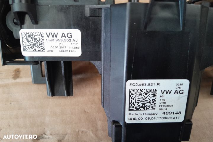 Ansamblu manete semnalizare + stergatoare 5Q0953502AJ 5Q0953521R 5Q09 - 5
