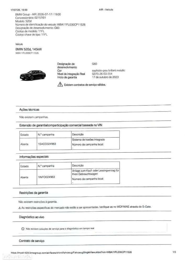 BMW 520 d Pack Desportivo M - 56