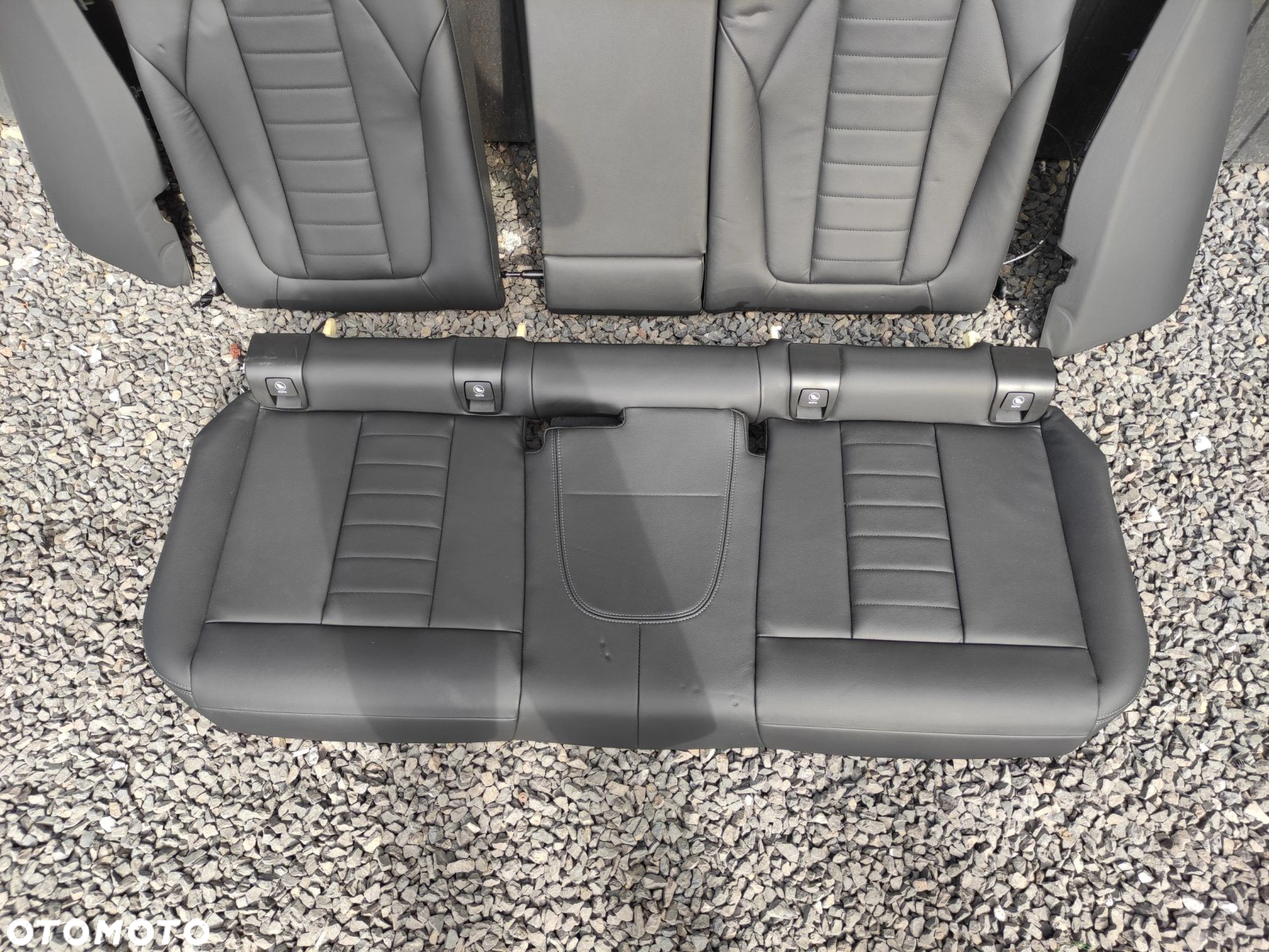 KANAPA TYŁ TYLNA BMW G21 CZARNA SKÓRA SKŁADANE OPARCIE CH - 3