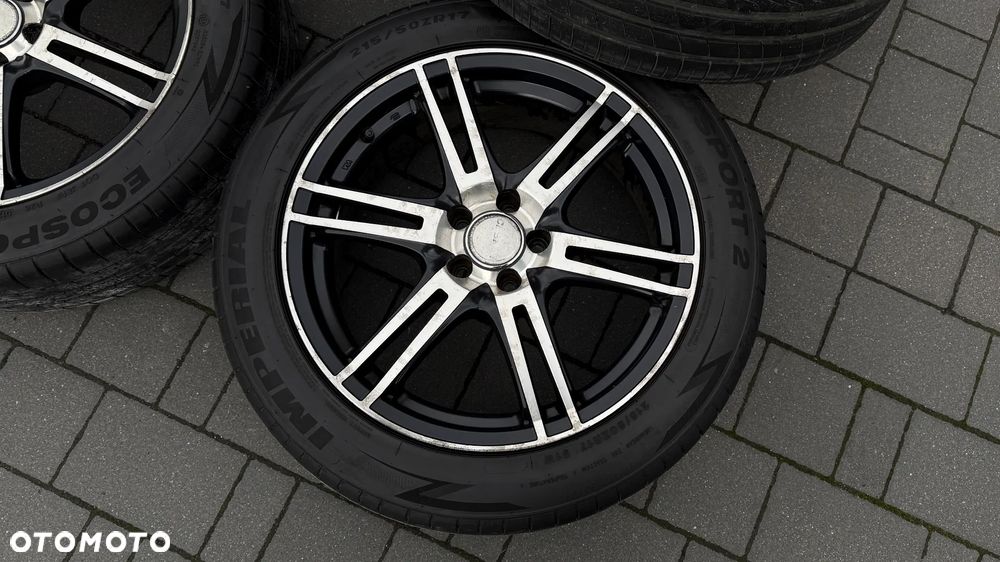 Koła 215/50 r17 5x100 alufelgi et32 audi seat skoda vw - 5
