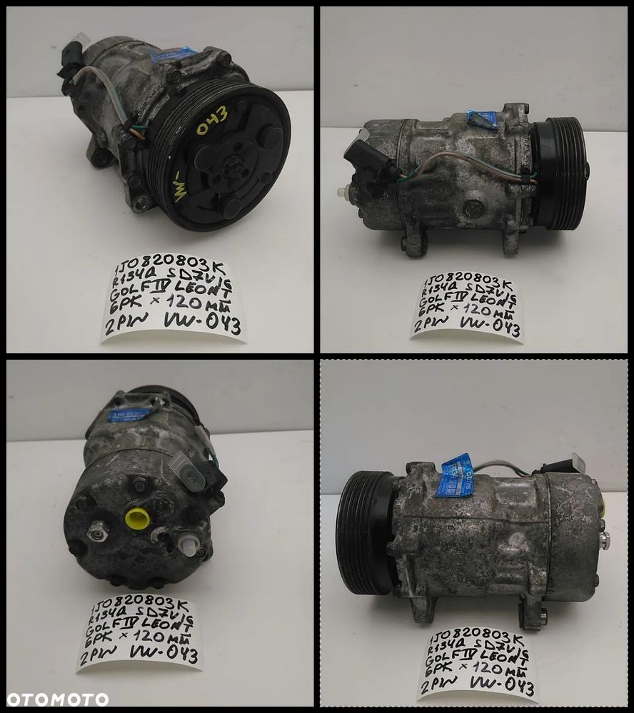 VW NR01-NR50 KOMPRESOR KLIMATYZACJI AUDI SEAT SKODA SPRĘŻARKA  AUKCJA (1) - 12