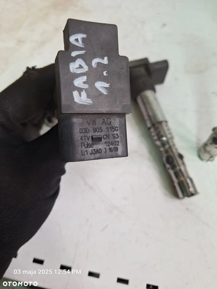 VW SKODA SEAT 1.2 6V cewka zapłonowa 03D905115G komplet   (158/9,10,11) - 4