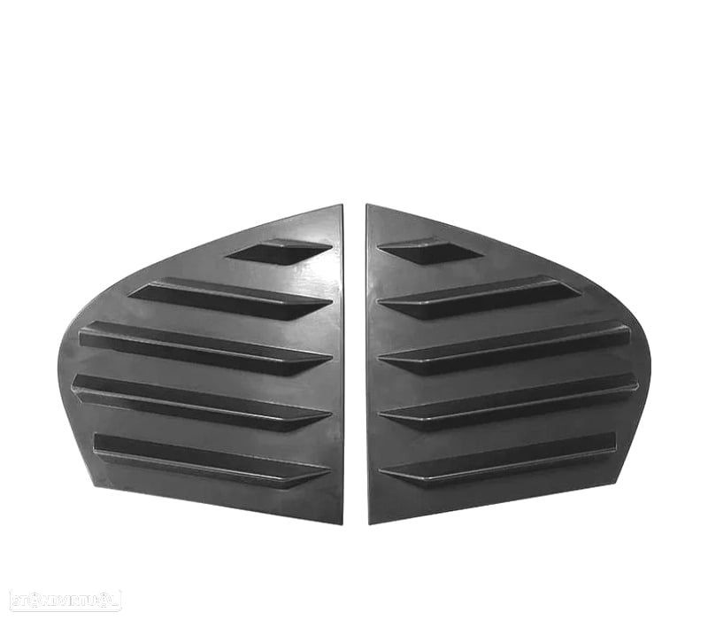 PERSIANA PARA VIDRO LATERAL BMW F10 10-16 PRETO BRILHANTE - 2