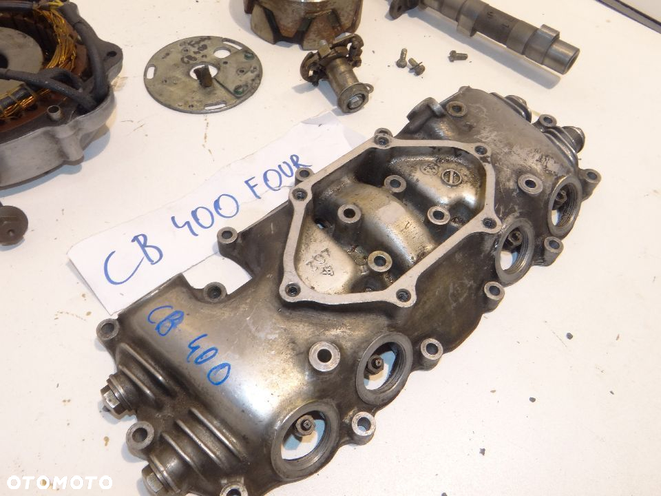 Honda CB 400 500 K Four przekaźnik impulsator alternator rozrusznik wałek rozrządu głowica dźwigienk - 14