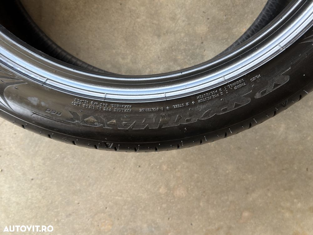 Vând 2 anvelope 235/45/19 Dunlop de vară ca noi - 7