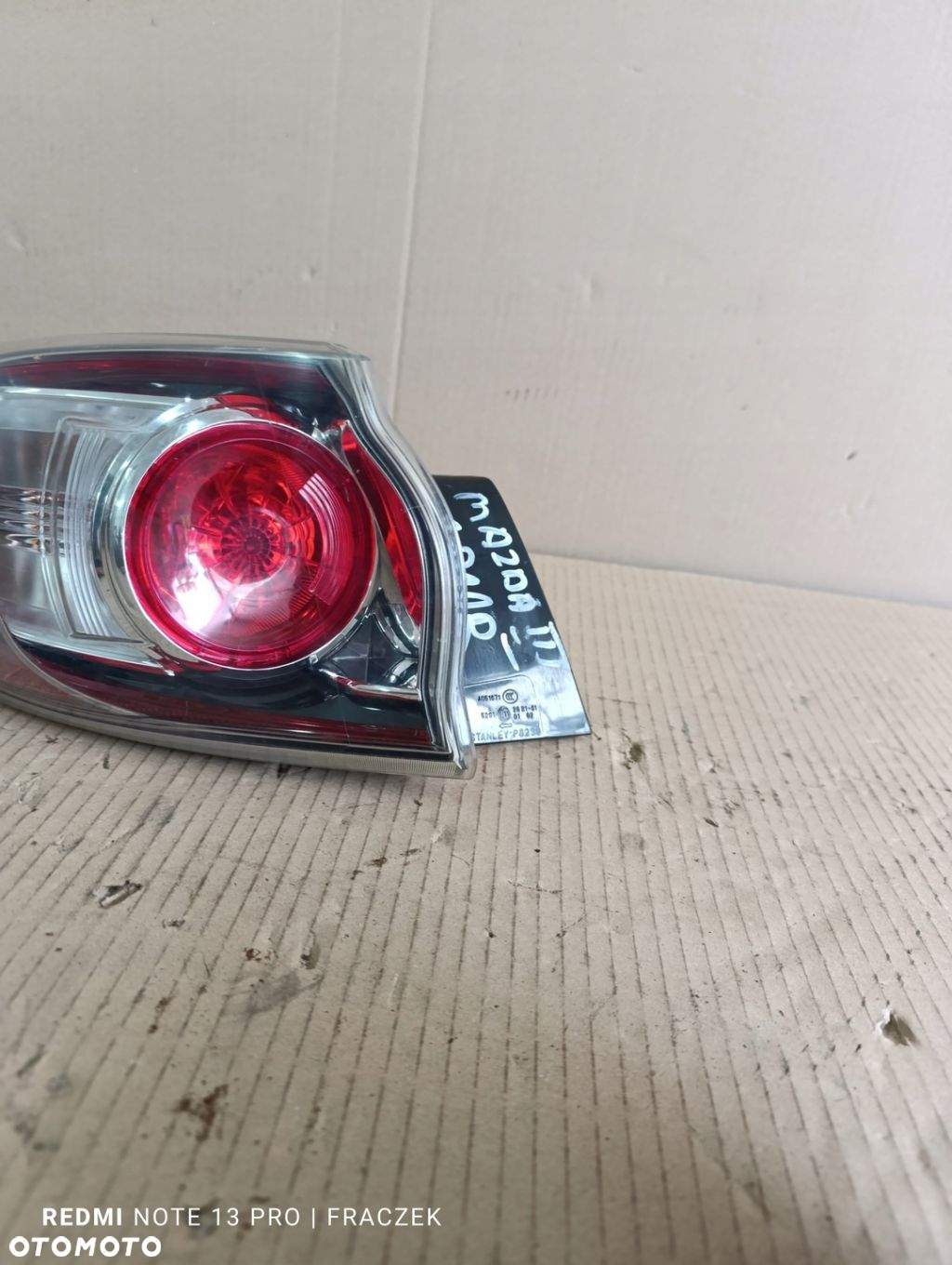 MAZDA 3 III 09-13 HB LAMPA LEWA TYŁ TYLNA - 4
