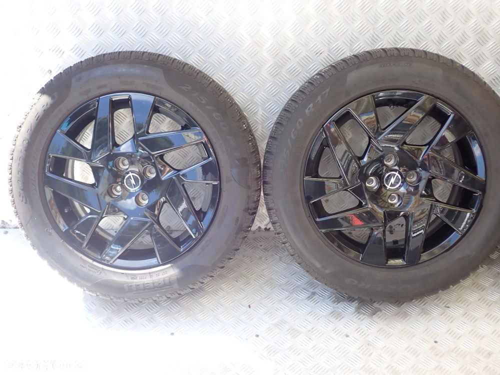 KOŁA FELGI ALUMINIOWE OPEL 6,5JX17 ET 32  4X1085 OP00127 K1 Z OPONAMI ZIMA PIRELLI 215/60/17 - 3