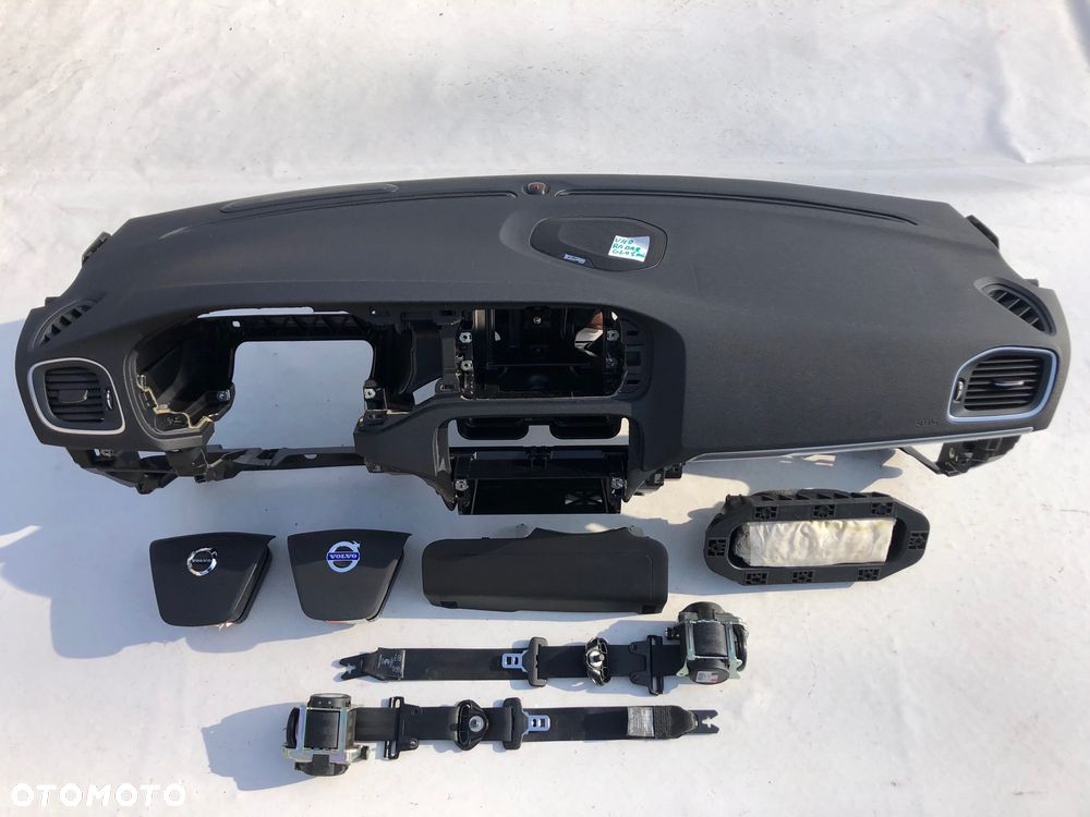 VOLVO V40 DESKA KONSOLA KOKPIT PULPIT PÓŁKA PARAPET PODUSZKI AIRBAG PASY PAS oryginał !!! OKAZJA !!! - 6