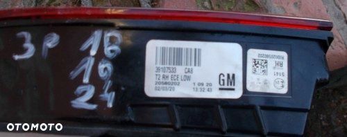 OPEL INSIGNIA B II 17+ KOMBI PRAWA TYLNA LAMPA LED KLAPA ORYGINAŁ - 3