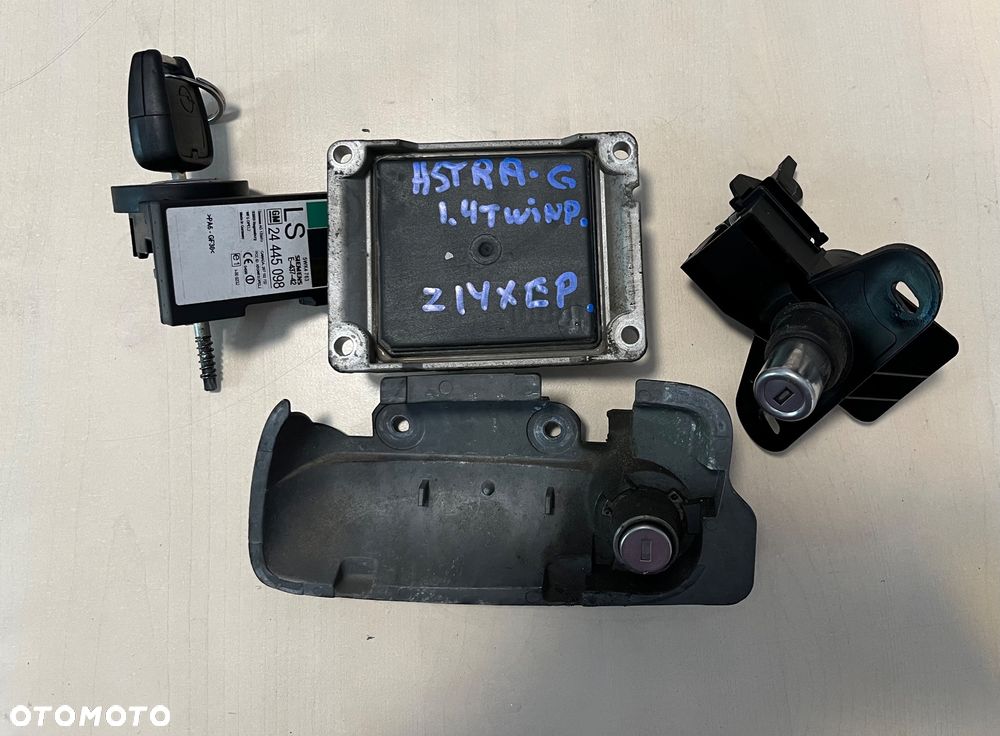 Zestaw startowy sterownik Opel Astra G 1.4 16v 12214850 DNHL - 4