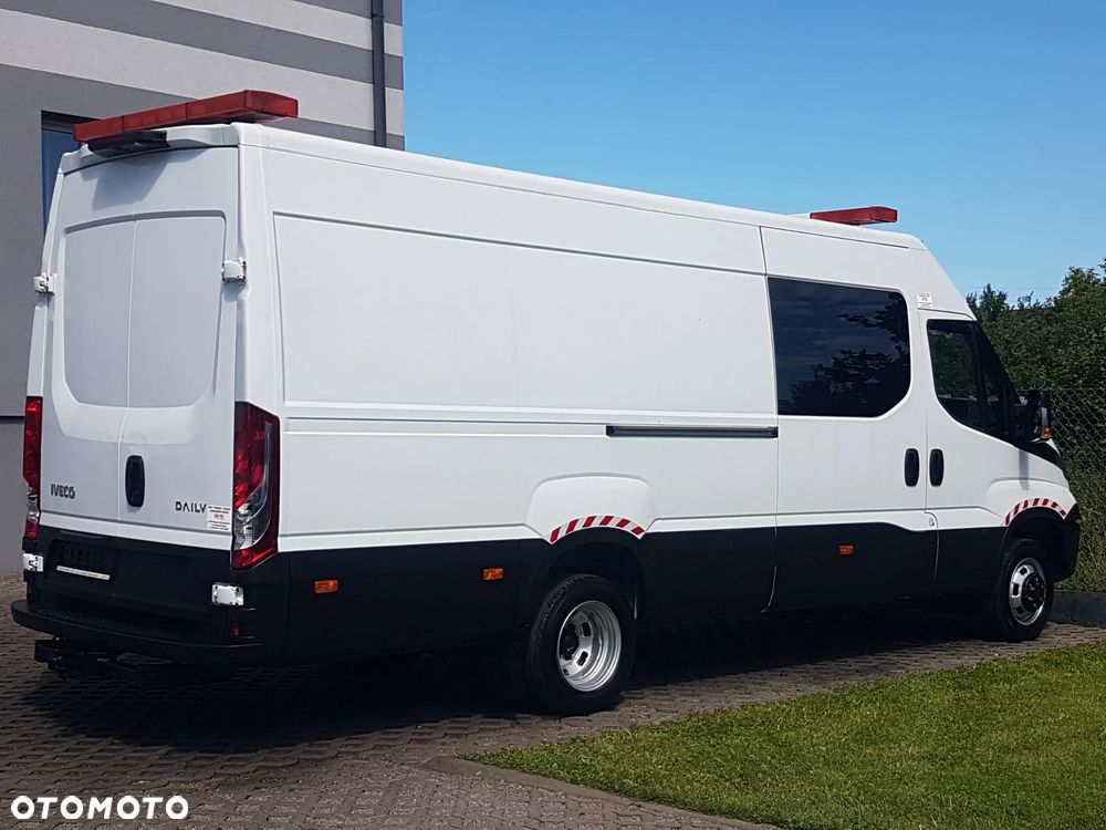 Iveco 50C15 DAILY 7-OSÓB BRYGADÓWKA BLIŹNIAKI MAXI DŁUGI WYSOKI KLIMA BLASZAK VAN FURGON HAK KRAJOWY - 4