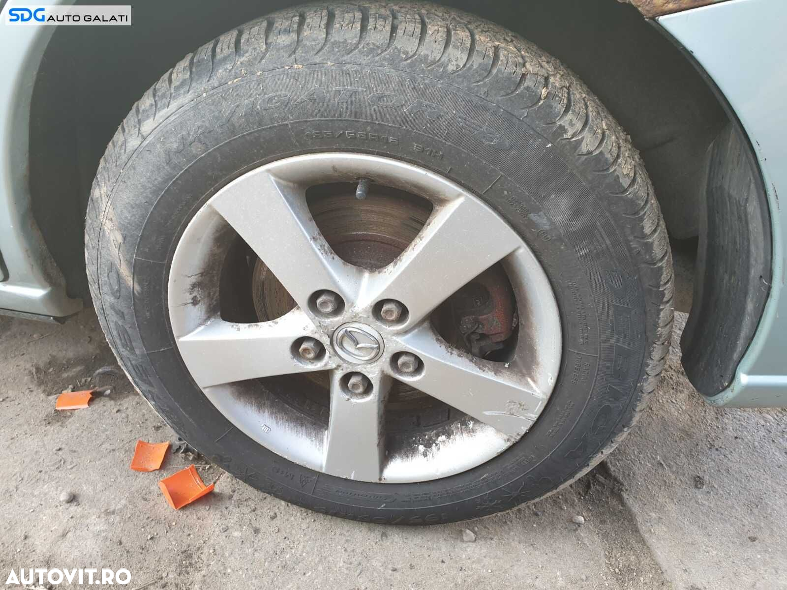 Set 4 Jante Roti Aliaj cu Anvelope Cauciucuri Iarna DOT 2021 195 65 15 R16 Mazda MPV 1999 - 2006 [C3458] - 3
