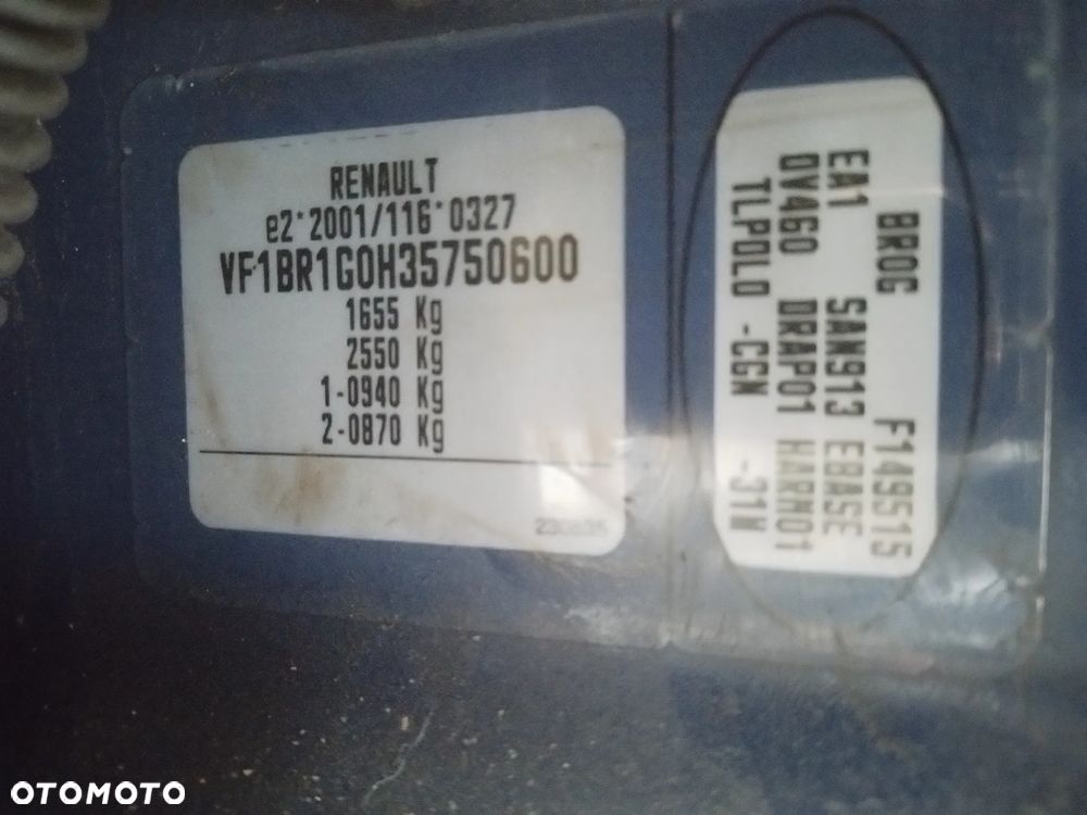 RENAULT CLIO III  05-09    OSŁONA PRZECIWSŁONECZNA PRAWA LEWA - 27