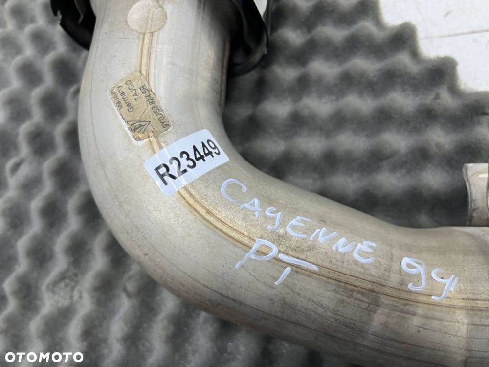 Wydech Porsche Cayenne III 9y 17r.- PRAWA tylna końcówka tłumika nasadka oryginalna lewy tył - 10