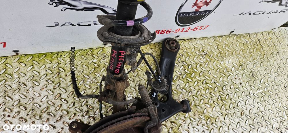 Kia Picanto 2 II 2011-  1.0 Kompletna zwrotnica przednia prawa Zwrotnica przód prawy Zawieszenie przednie prawe Wahacz Amortyzator - 6