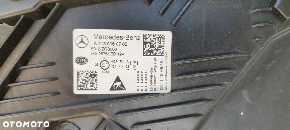 Mercedes W213 Lift 2019- Performance Led Lewa Idealna Oryginał - 5