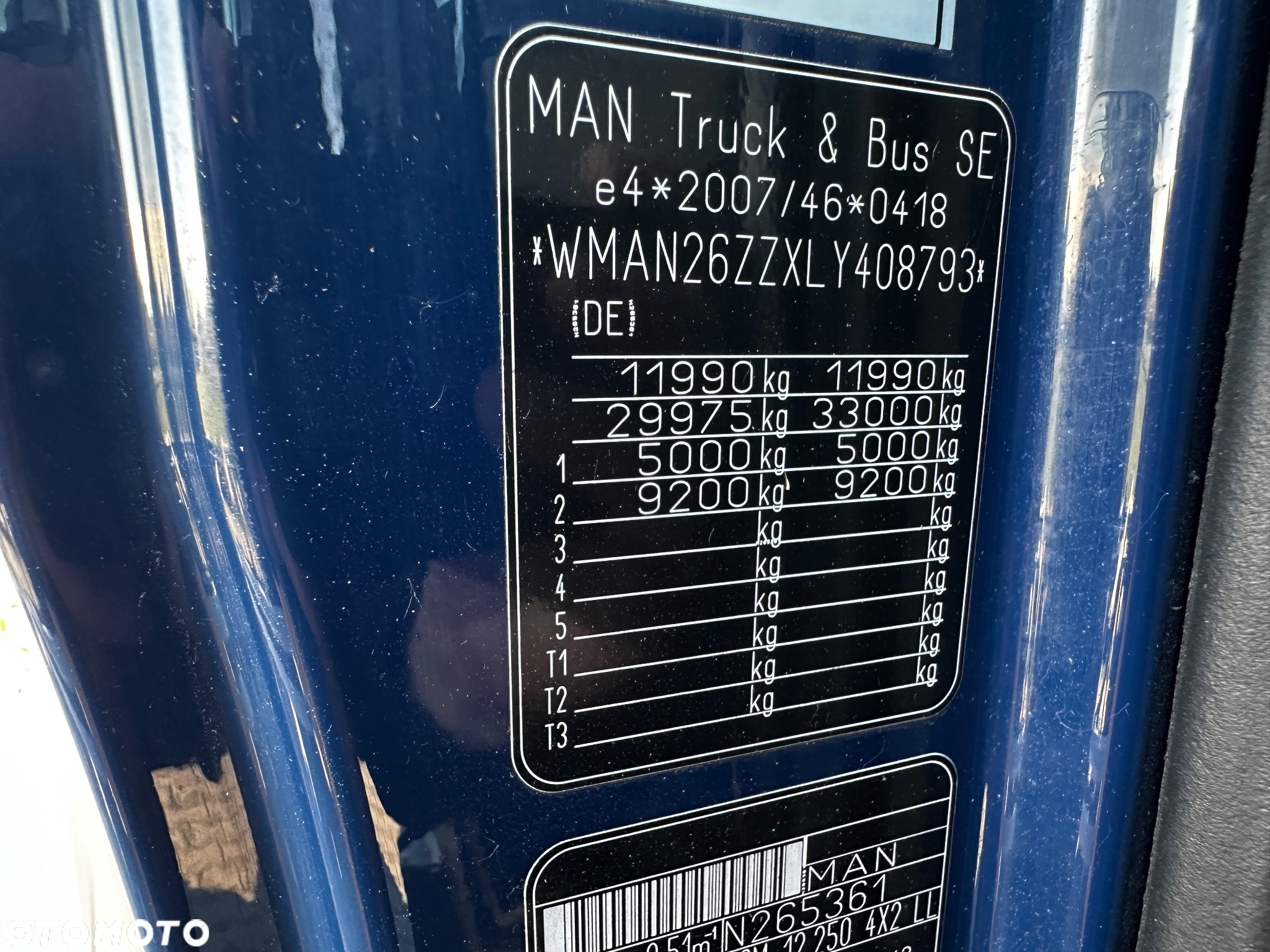 MAN TGM 12.250/E6/zestaw z przyczepą,poduszki P+T/kabina sypialna,automat,klima,webasto, - 36