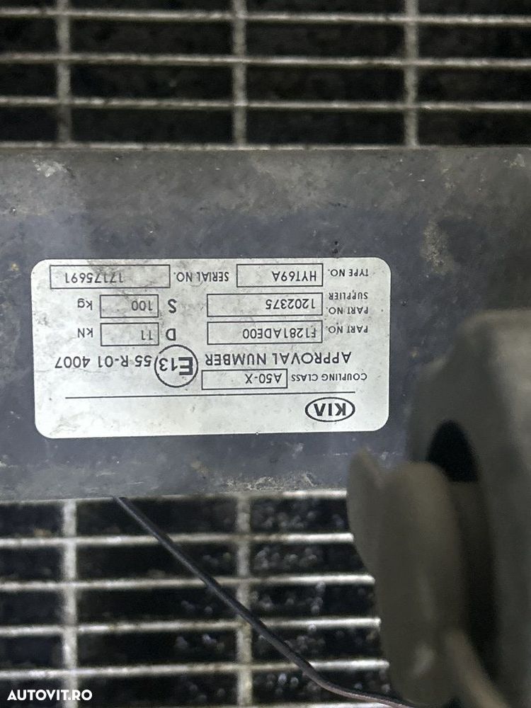 Carlig remorcare Kia Sportage IV 2016 - 2018 SUV 4 Usi (1405) - 4