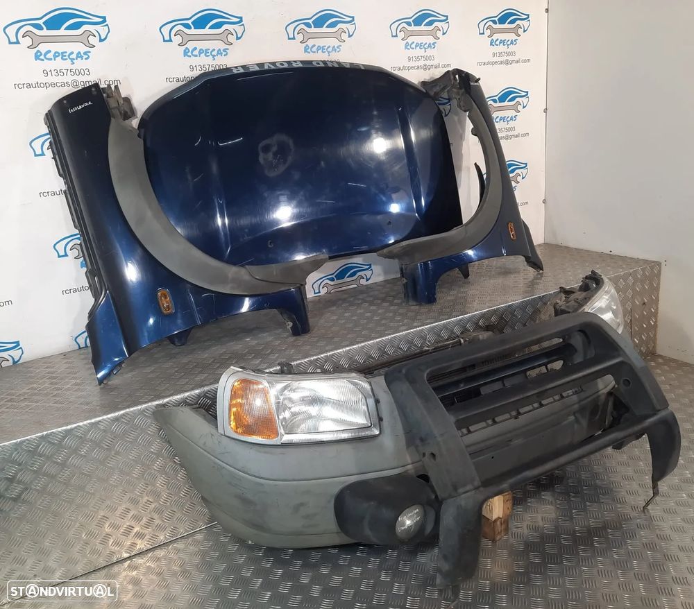 FRENTE COMPLETA LAND ROVER FREELANDER I 1 MK1 CAPOT PARACHOQUES GUARDA-LAMAS OTICAS RADIADOR VENTILADOR FRENTE FIBRA REFORÇO - 2