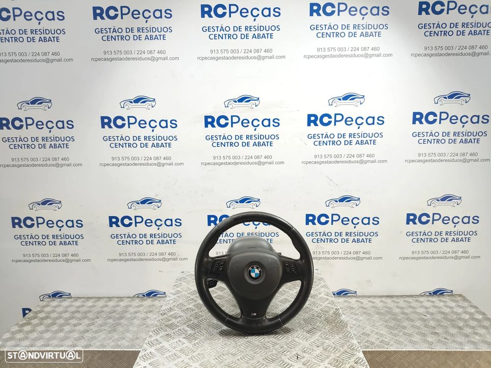 Volante completo pele perfurada BMW Serie 1 E81 E82 E87 E88 - 8