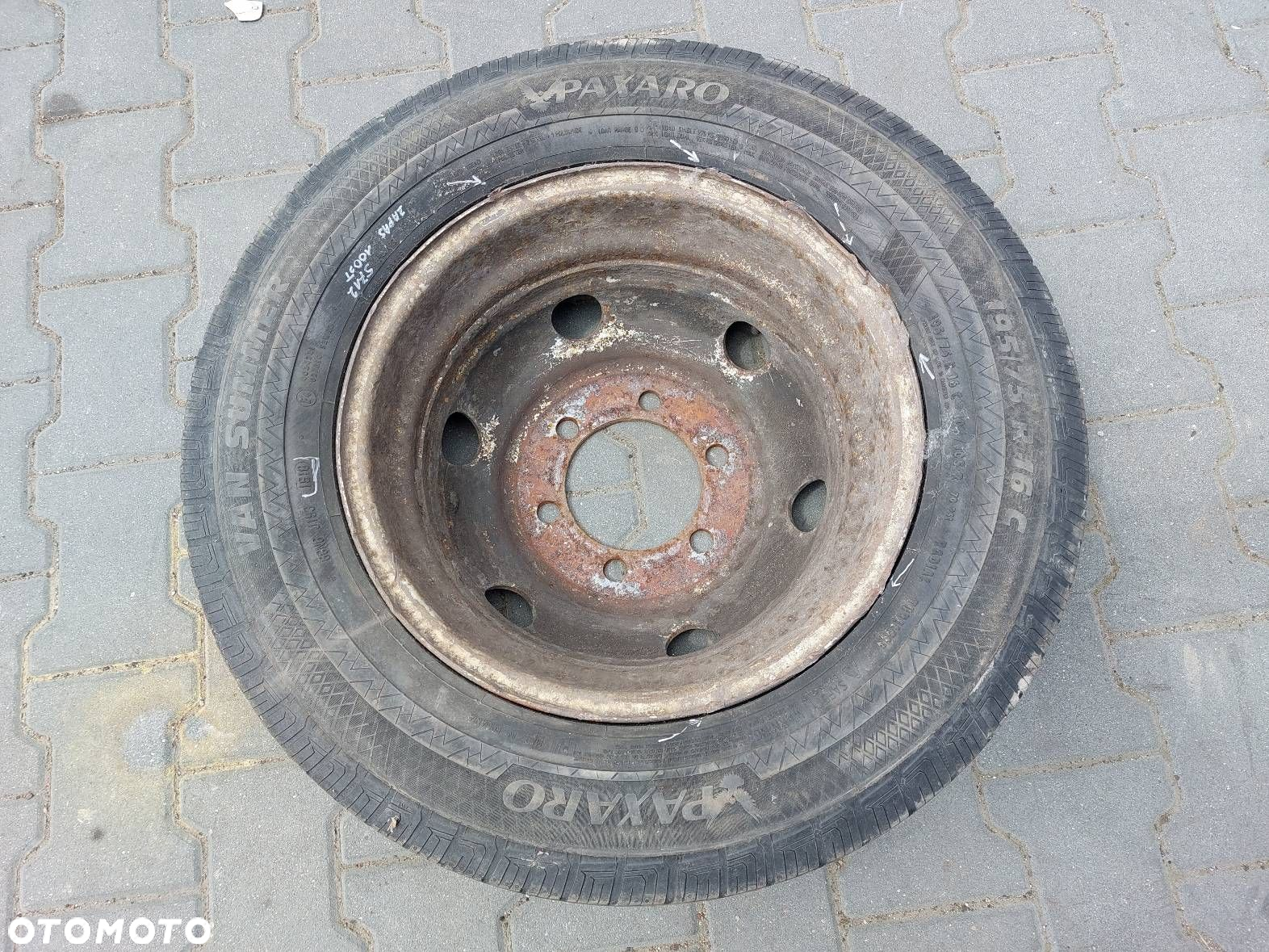 KOŁO FELGA OPONA ZAPAS 6x170 5Jx16 FI130,1 195/75R16C IVECO DAILY II - 6