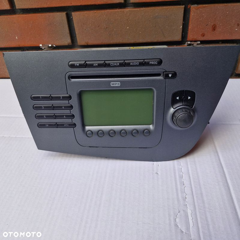 RADIO Seat Leon Altea 05-12r. Nr 1P1035186B , 1P1035186BN87 , 7646546366 - 1