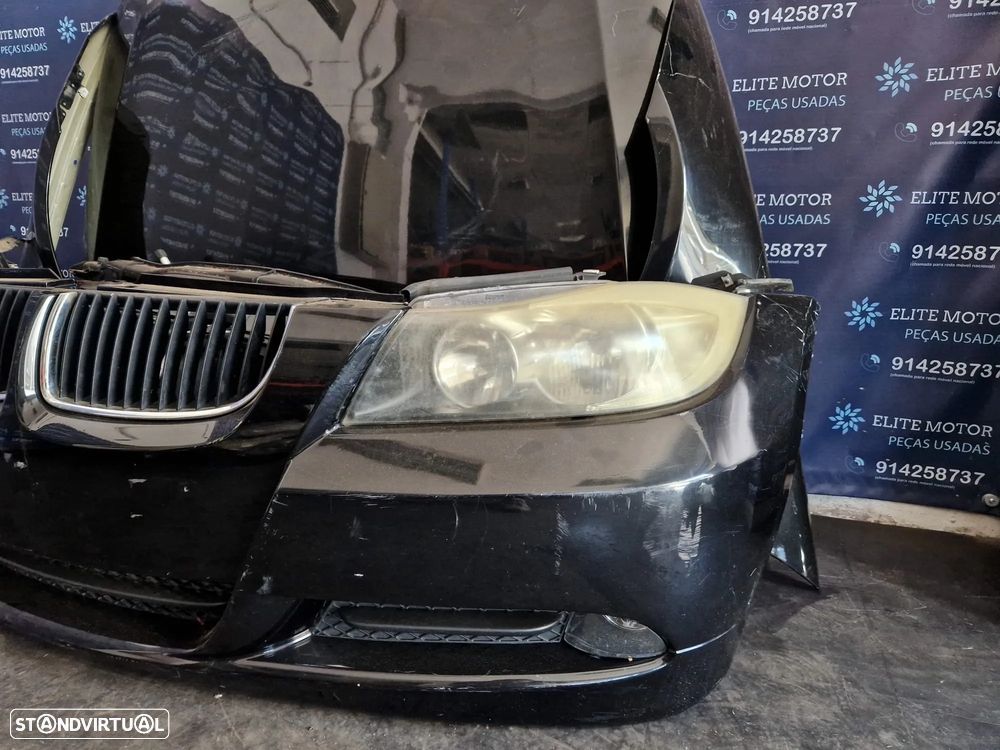 Frente completa usada BMW E90 E91 320D capot parachoques guardalamas oticas radiador 318d - 5