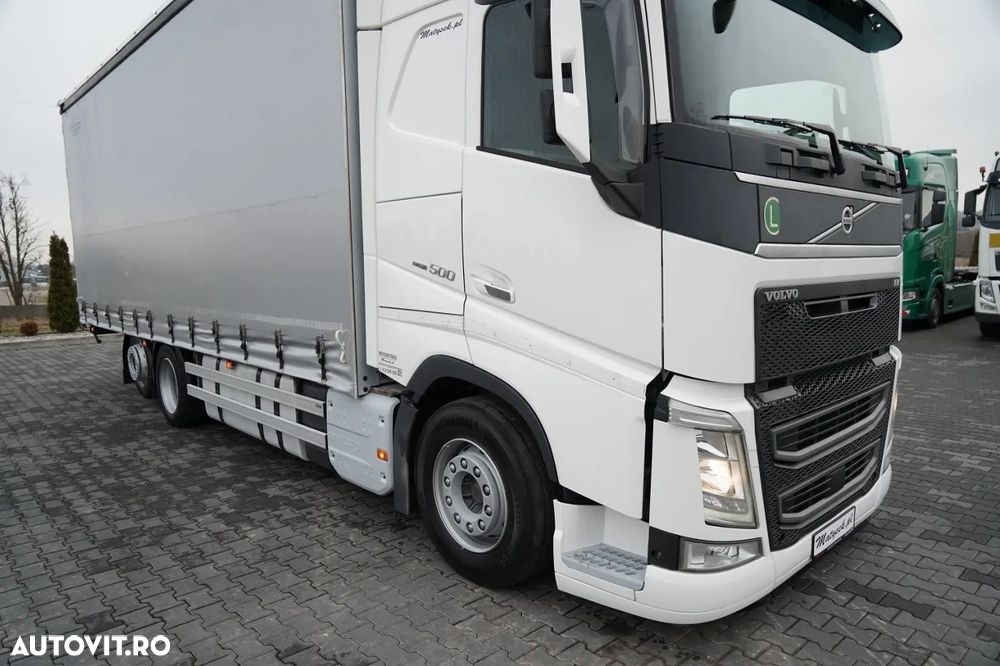 Volvo FH 500 / SOLOWKA / 6X2 / MEGA / PUNTE RIDICATĂ / TV - 9