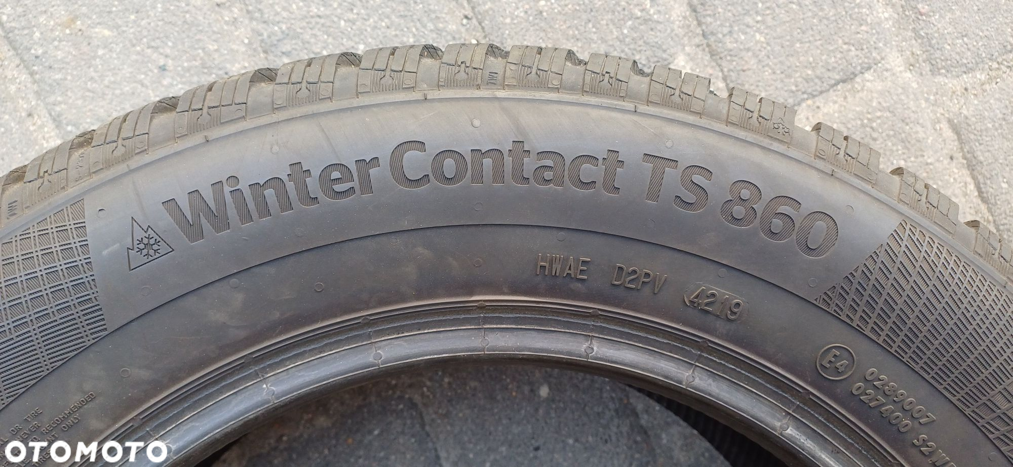 CONTINENTAL 195/65R15 , pojedyńcza opona zimowa. - 5