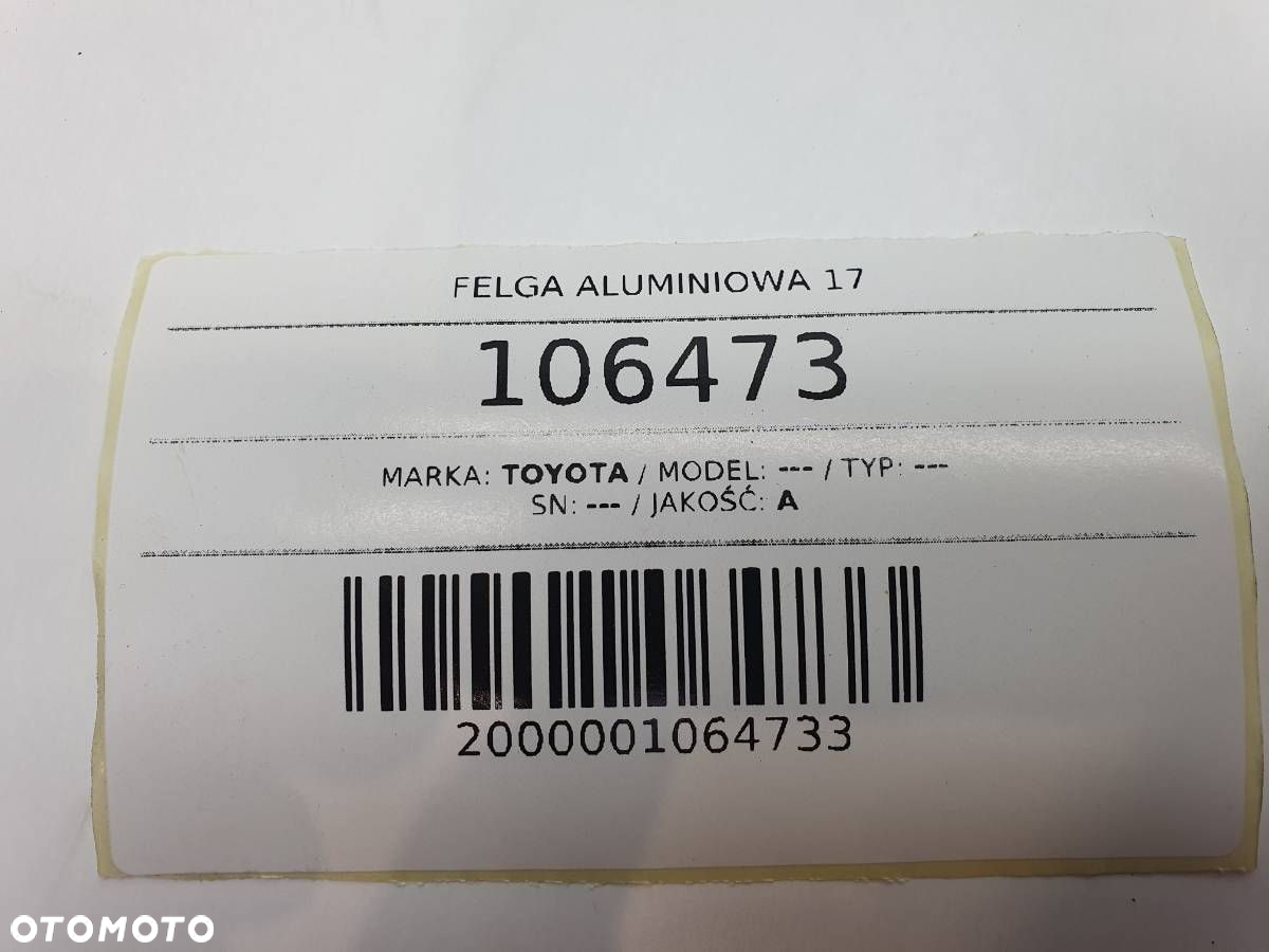 FELGA 17 TOYOTA LAND CRUISER HILUX 6X139,7 - 6