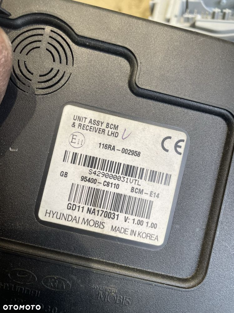 Zestaw startowy sterownik kluczyk stacyjka Hyundai i20 II 1.4b 2 2014- - 2