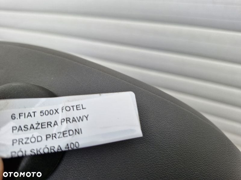 fiat 500x 500 x fotel pasażera prawy przód przedni półskóra - 5