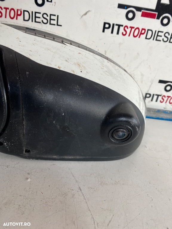 Oglinda completa dreapta Nissan Qashqai J11 facelift pe alb 2016 2017 2018 2019 - 3