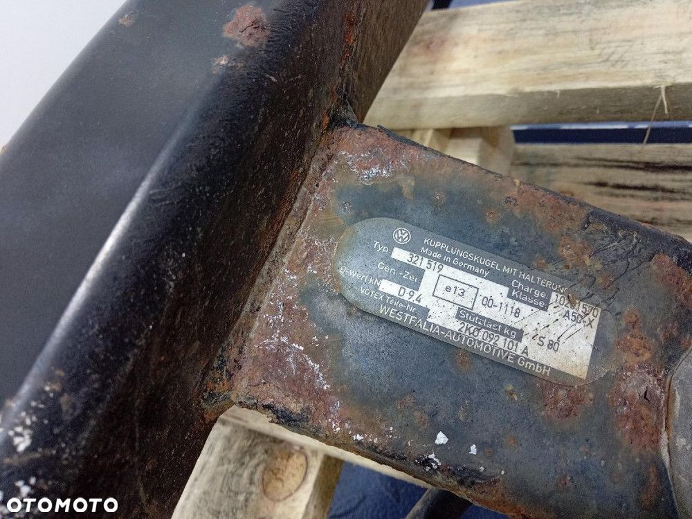 VW CADDY III 04- HAK DO PRZYCZEPY 321655 - 5