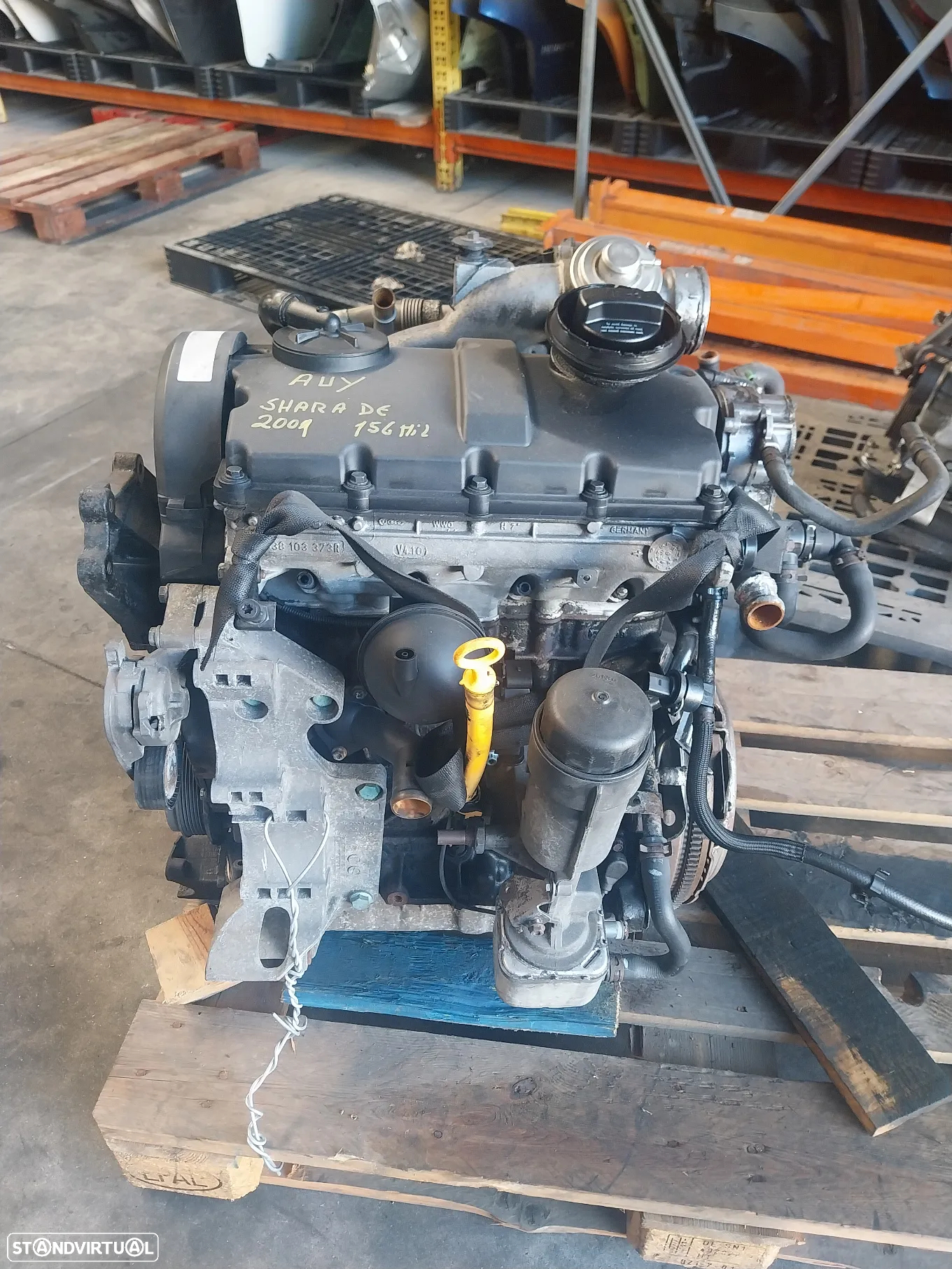 Motor VW Sharan 1.9 tdi REF: AUY - 7