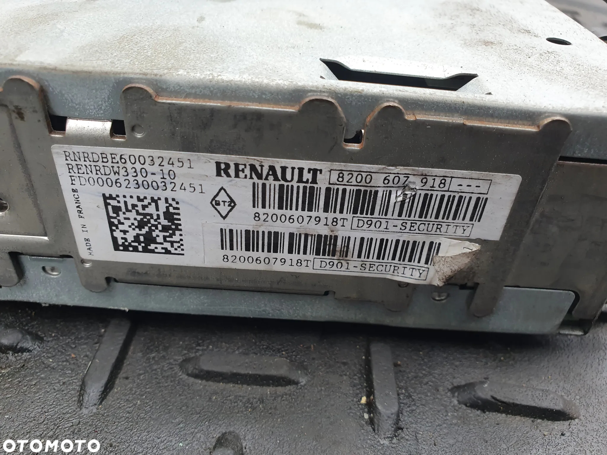 RENAULT MEGANE II RADIO ODTWARZACZ CD FABRYCZNE 8200607918 - 4