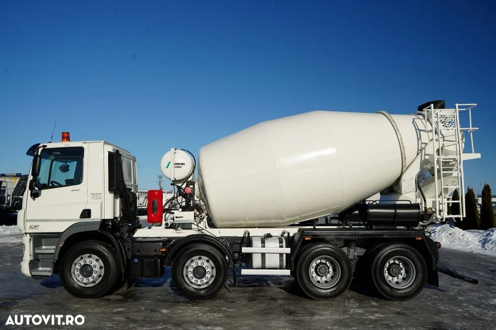 DAF CF 440 / 8x4 / BETONIERĂ SCHWING STETTER / BETONIERĂ 9 M3 / AUTOMATĂ / CAMERĂ / - 3