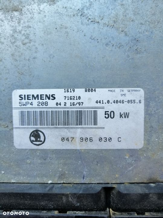 SKODA FELICIA 1.3 MPI STEROWNIK KOMPUTER 047906030C POSIADAM 2 SZT - 3