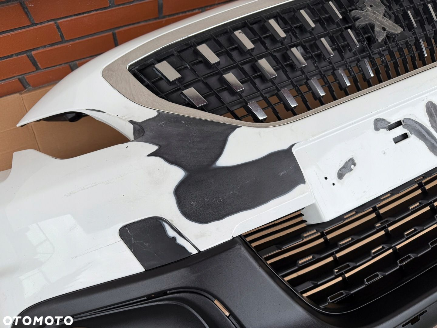 Peugeot 2008 lift 15-19 zderzak przod oryginal ladny kompletny grill kratka - 8