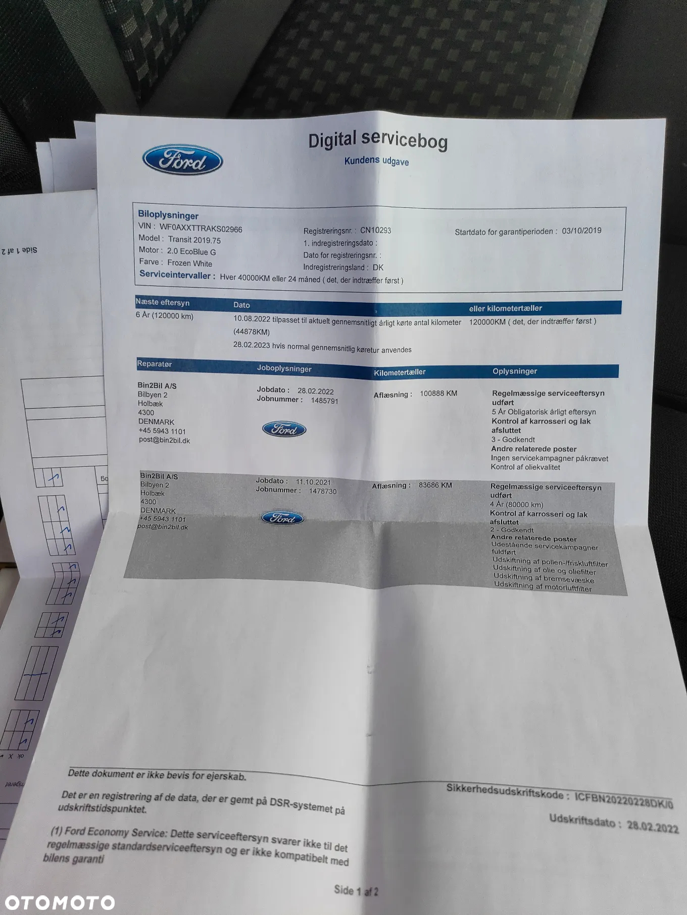 Ford TRANSIT 2019r 2,0 TDCI 170KM BLIZNIAK MAX EURO 6 - 26