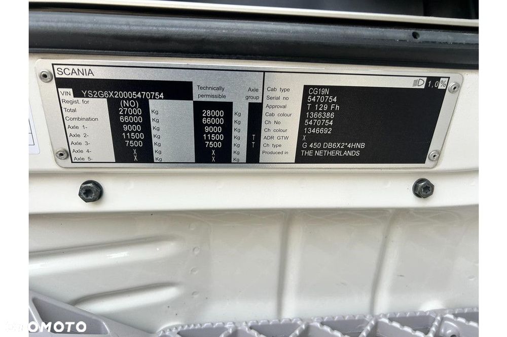 Scania G450 6X2*4 EURO6 + RETARDER - 24