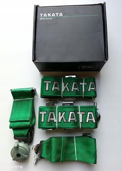 TAKATA pasy szelkowe 3 cale 4 pkt długie FIA 2026 - 2