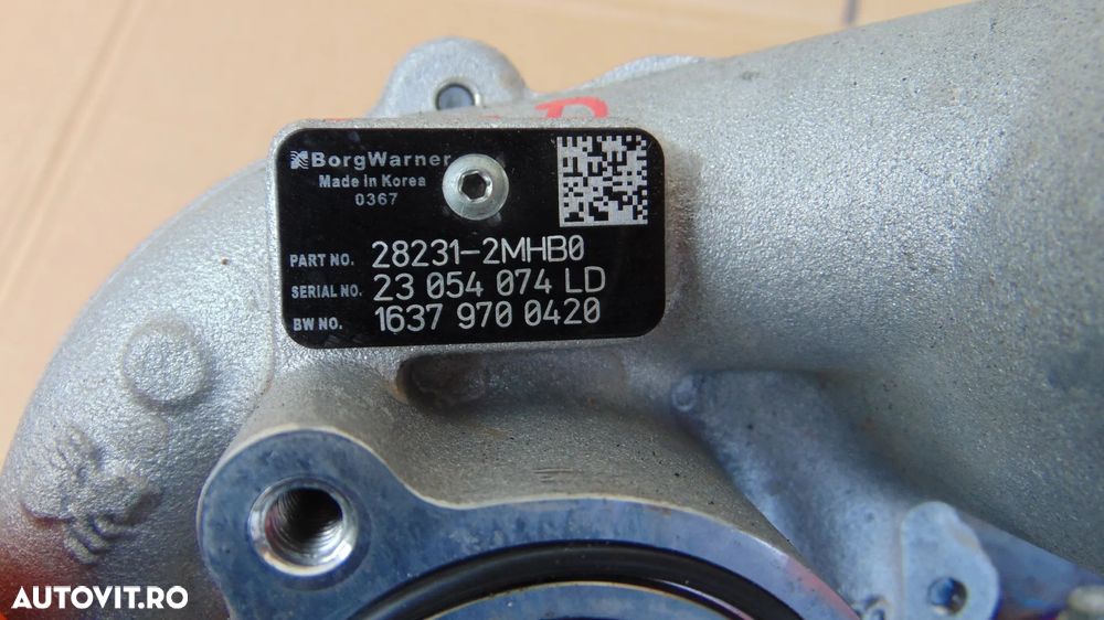 Turbina Hyundai Tucson 1.6 benzina Hybrid G4FT an 2020 cod 28231-2MHB0 - 7