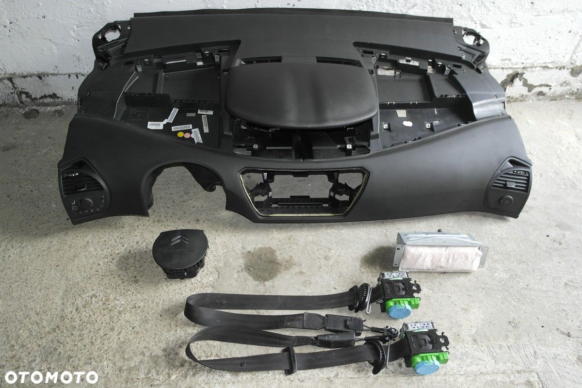 CITROEN C4 PICASSO LIFT AIRBAG PASY DESKA KONSOLA KOKPIT PULPIT PÓŁKA PAS - 1
