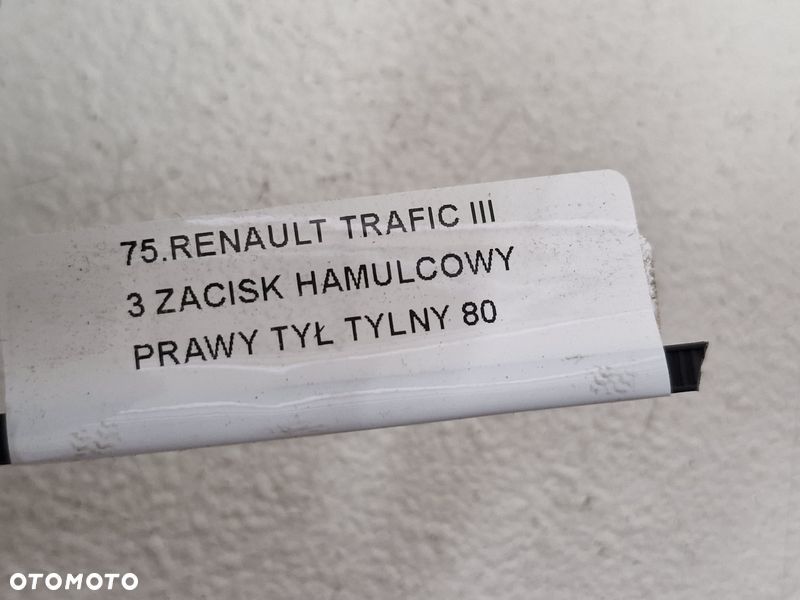 renault trafic 3 iii vivaro b 2.0 dci zacisk hamulcowy prawy tył tylny jarzmo - 4