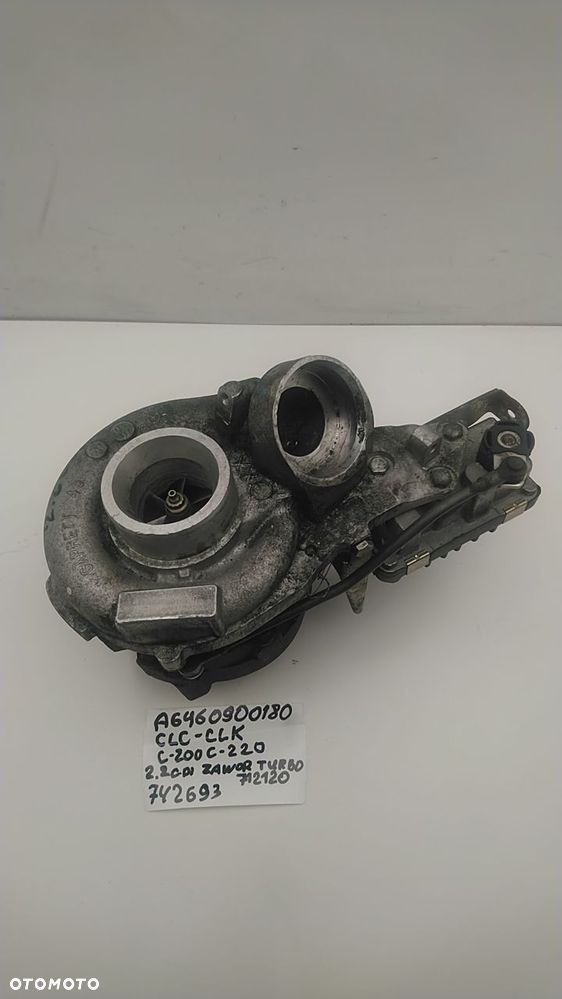 TURBINA 2.2 CDI 102KM 122KM 136KM 150KM CLC CLK C200 C220 A6460900180 742693 712120