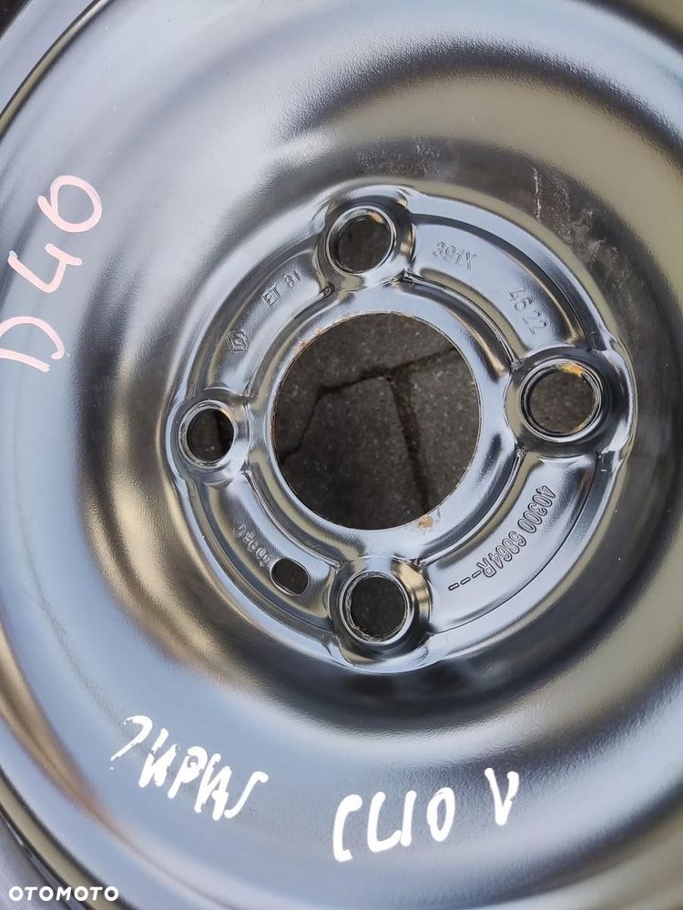 KOŁO DOJAZDOWE ZAPASOWE DOJAZDÓWKA 15 RENAULT CLIO V 2019-2024 4X100 - 8