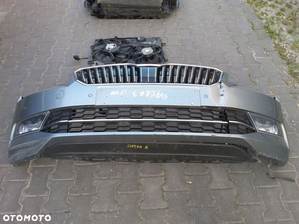 ZDERZAK PAS PR CHŁODNICA SUPERB III LF7M KAROSERIA - 7