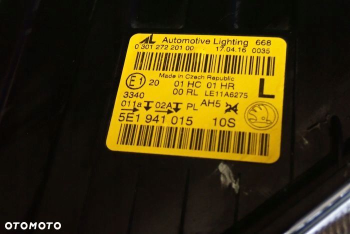 SKODA OCTAVIA III 13-17 reflektor lewy lampa lewa - 6