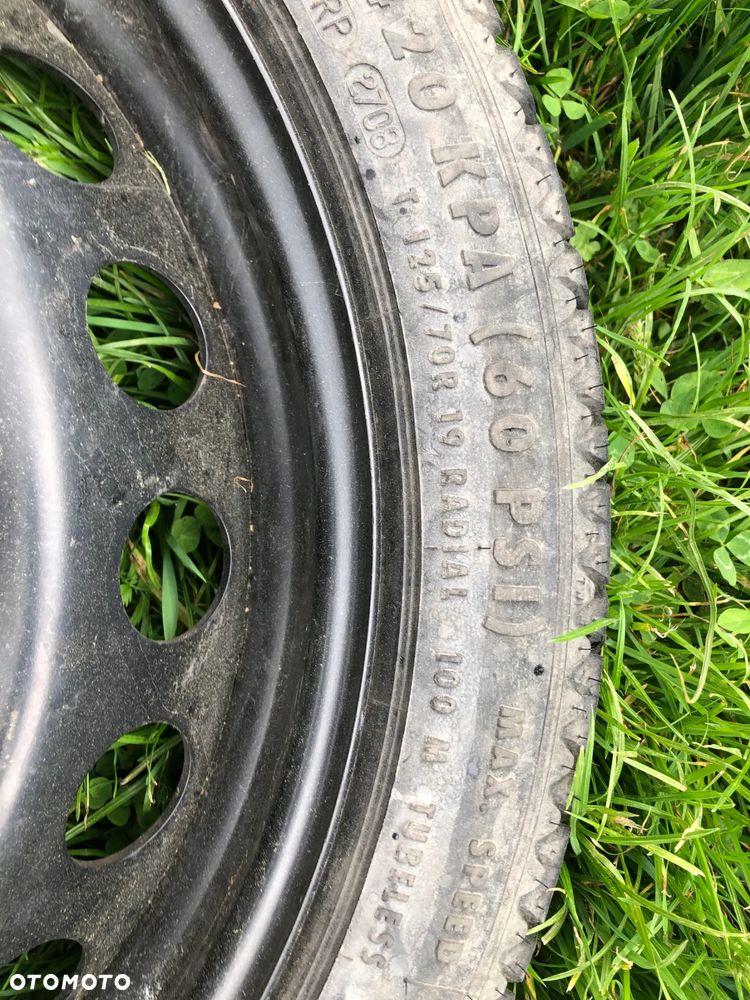 Koło dojazdowe Hankook S300 zapas oryginał T125\70R19 100M - 2